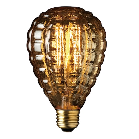 Globe Electric Globe Electric Designer Granada 40 W G40 Decorative Incandescent Bulb E26 (Medium) Amber 1 pk 84635